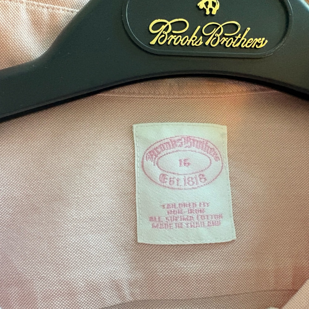 Brooks Brothers Light Pink Cotton Shirt - Picture 2 of 8